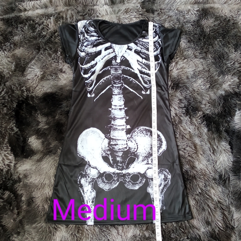 💀🖤Skeleton Dress🖤💀 - Picture 7 of 9